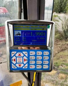 洛陽伊川龍工50型裝載機(jī)電子秤案例